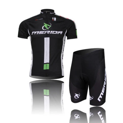 Mérida Hombres Equipo Ciclismo Ropa Bicicleta Jersey y (Babero) Pantalones Cortos S-5XL Foto 3 de 4