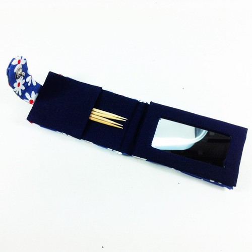 Thai Silk Oral Care Toothpick holder case package envelope mirror teeth healthy - Picture 11 of 44