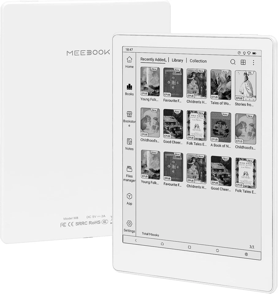 MEEBOOK Likebook Boyue M8, 7.8" E-ink E-reader + Carta 300 PPI Android 14 - Image 2 of 4
