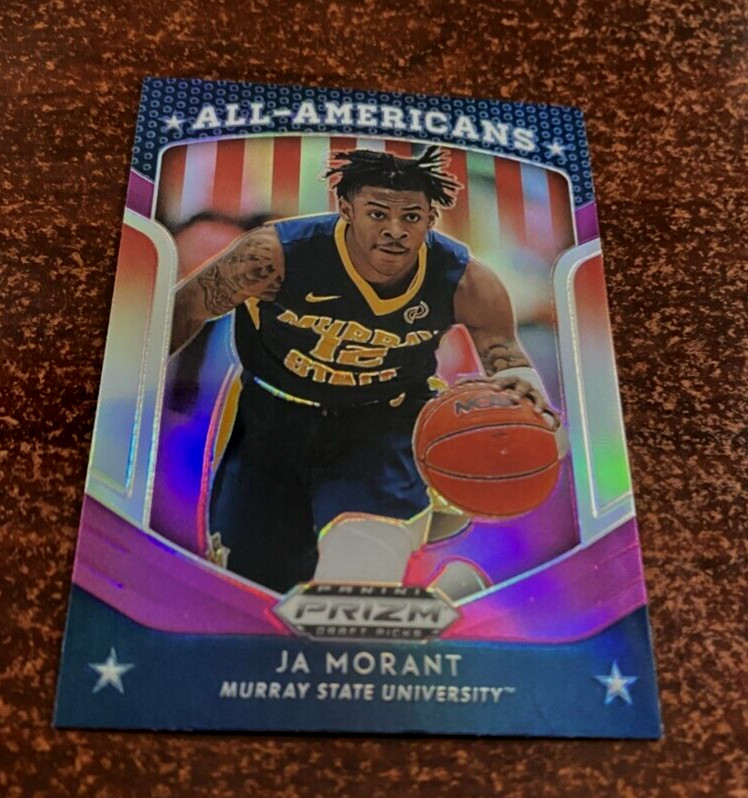2019-20 Prizm DP JA MORANT All-Americans PURPLE Prizm Rookie RC SP #44 GRIZZLIES