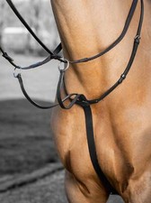 LeMieux Arika Running Martingale Soft Leather Pressure Comfort Black/Brown P/C/F