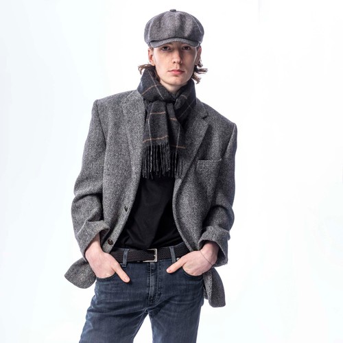 Heritage Traditions Tweed Peaky Panel Cap, Men and Womens Hats, Mens Flat Caps - Picture 52 of 61