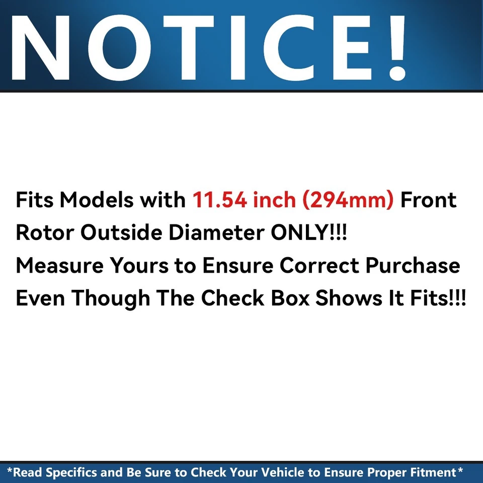 Front Drilled and Slotted Rotors Ceramic Brake Pads for 2013 - 2022 Honda Accord - Image 3 of 4