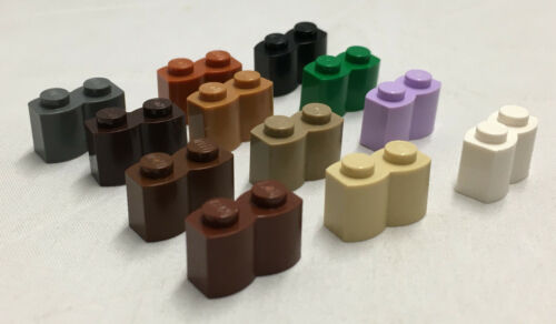 LEGO® - 5x ladrillo piedra empalizada 1x4 #30137 o 1x2 #30136 LOG - diferentes colores - Imagen 20 de 24