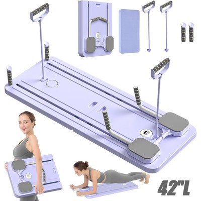 Multifunctional Foldable Pilates Reformer Pilates Board Home Exercise Machine