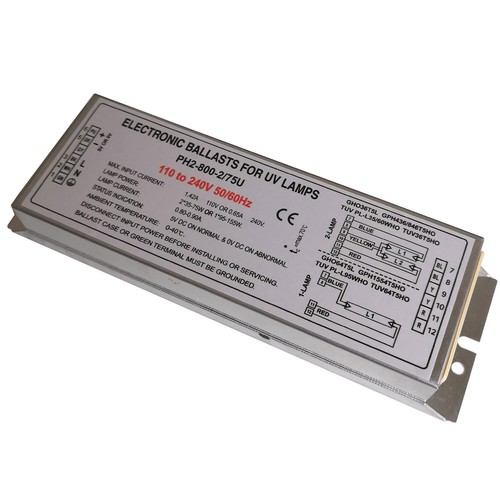 PH2-800-2/75U Reattori Elettronici UV per Lampada Germitale 2X75W 150W - Foto 8 di 8