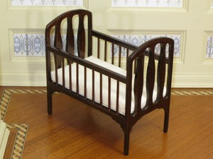 mahogany crib