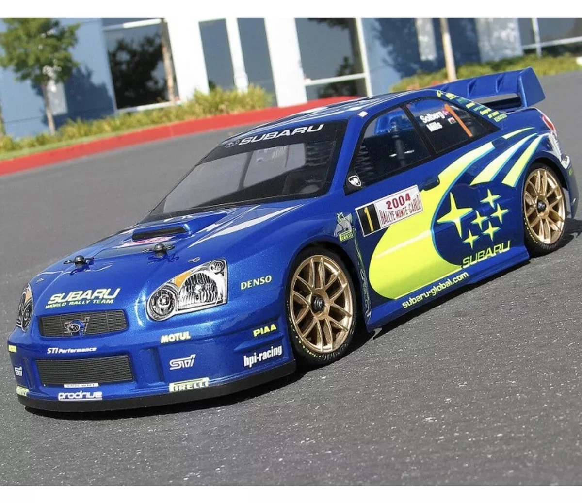 GENUINE HPI Racing 17205 2004 Subaru Impreza WRC Clear Body 190mm 