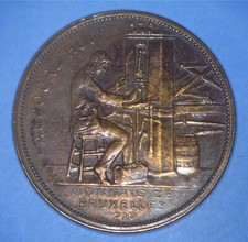 BRUXELLES 1910 EVOLUTION OF MINTING TECHNOLOGY FROM 1510 to 1910 - *51980777 🌈