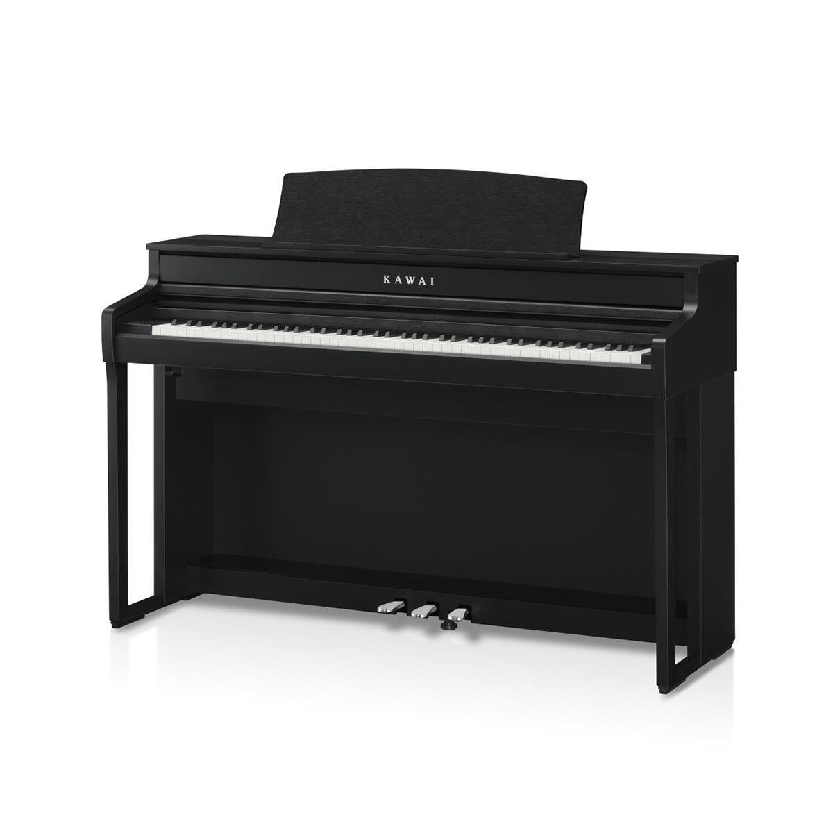 Компактное цифровое пианино Kawai CA501 Grand Feel с 88 клавишами, 45 тембров, Черный сатин