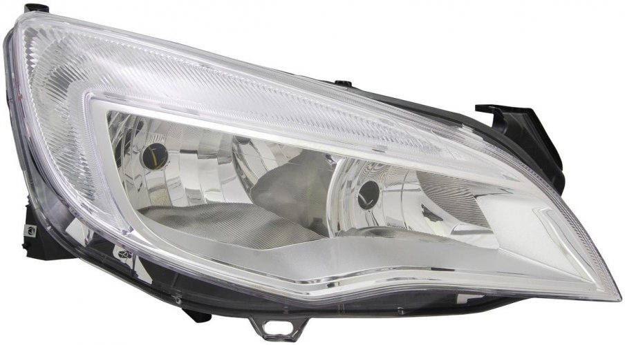 Phare avant droite Opel Astra J à faisceau halogène anti-jaunissement pour conduite de nuit