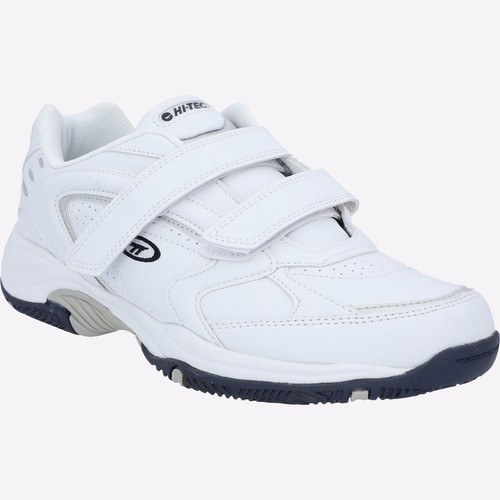 Hi-Tec Hombre Blast Lite Ez XL Encaje Ligero Casuales SPORTS Zapatillas Blancas - Imagen 2 de 5