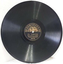 ORQUESTA INTERNACIONAL Homokord 70176/8 El Torito - El Cabure 1910 TANGO 78 RPM
