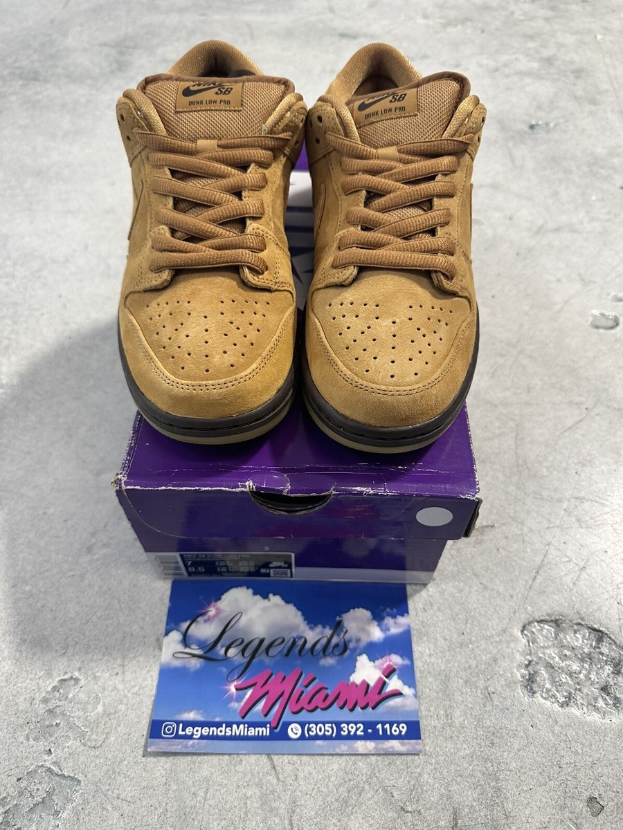Nike SB Dunk Low Pro Wheat 2023 BQ6817-204 Sz 7 New 100