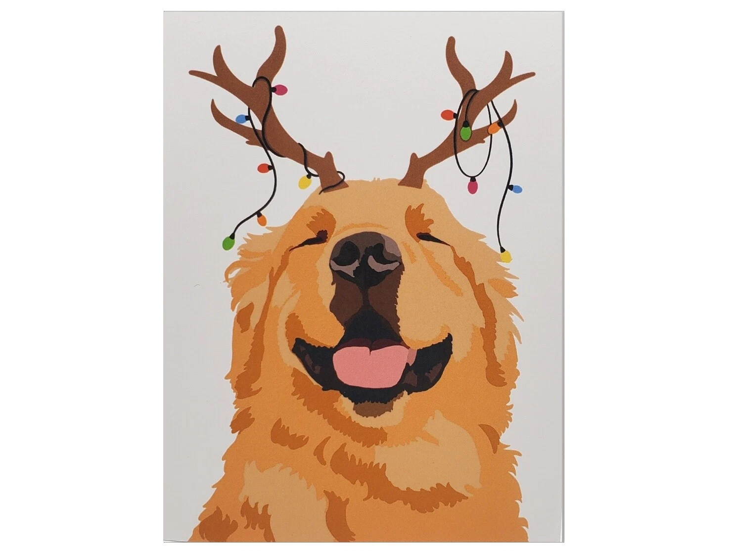 Christmas Animals Greeting Blank Cards