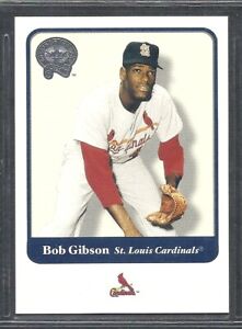 2001 Fleer Greats Of The Game Baseball - #135 - Bob Gibson - St. Louis Cardinals