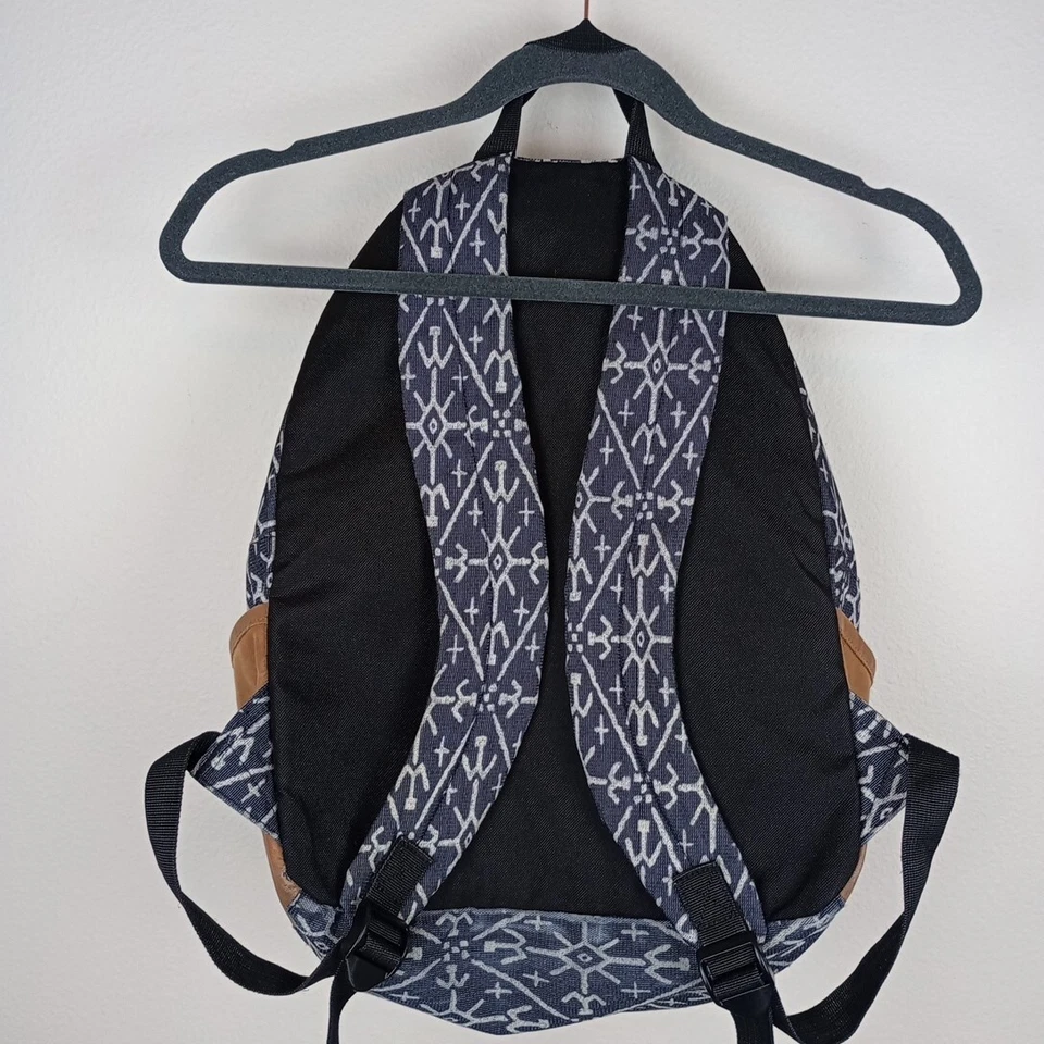 Mochila ROXY Caribeña Imitación Gamuza Borde Bolso para Libros Patrón Azteca Foto 3 de 4