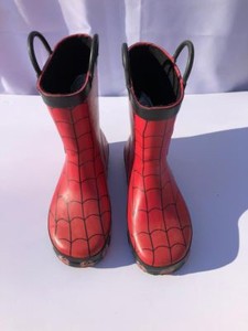 spiderman rubber boots