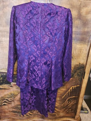 Mother Grandmother Of The Bride Groom Formal Dress Wedding Sz 12