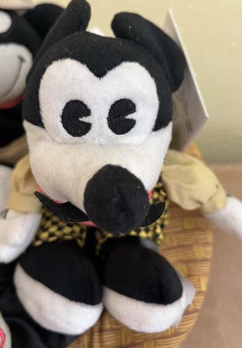 Disney Mickey Mouse Classic Comic Bean Bag Set in a Hat NWT - Picture 18 of 20