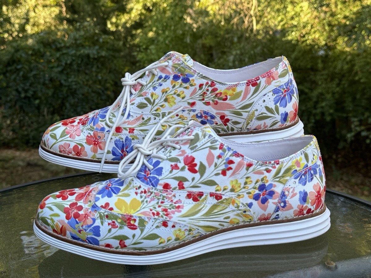 Cole Haan Original Grand Women's Size 10.5 B Floral Loafer Cole Haan Original Grand Women's Size 10.5 B Floral Loafer