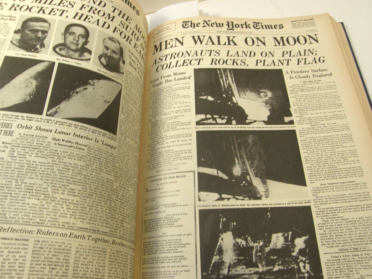 1ST ED NEW YORK TIMES PAGE ONE 100 YRS OF HEADLINES HISTORY