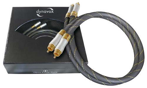 DYNAVOX HIGHEND-STEREO-CINCHKABEL 2 x 1,5 m Koaxialkabel - Bild 6 von 8