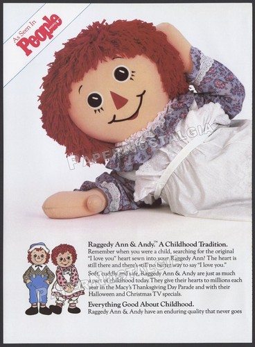 RAGGEDY ANN & ANDY - Original 1985 Trade AD / Toy Licensing Supplement 4pg Promo - Bild 5 von 7