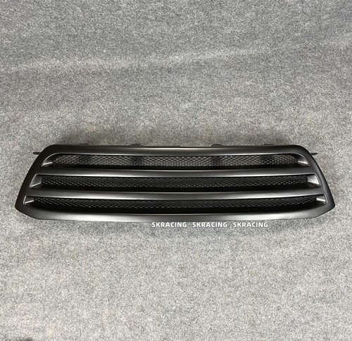 For Toyota Highlander 2008-11 Matte Black Front Center Grille Upper Grill Trim - Picture 2 of 13