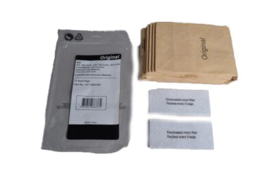 Advance Clarke GU12SMU vacuum bags #107413584, 10 bags 2 filters