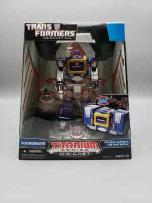 Transformers Titanium Series Soundwave Die-Cast Hasbro 2006 Sealed