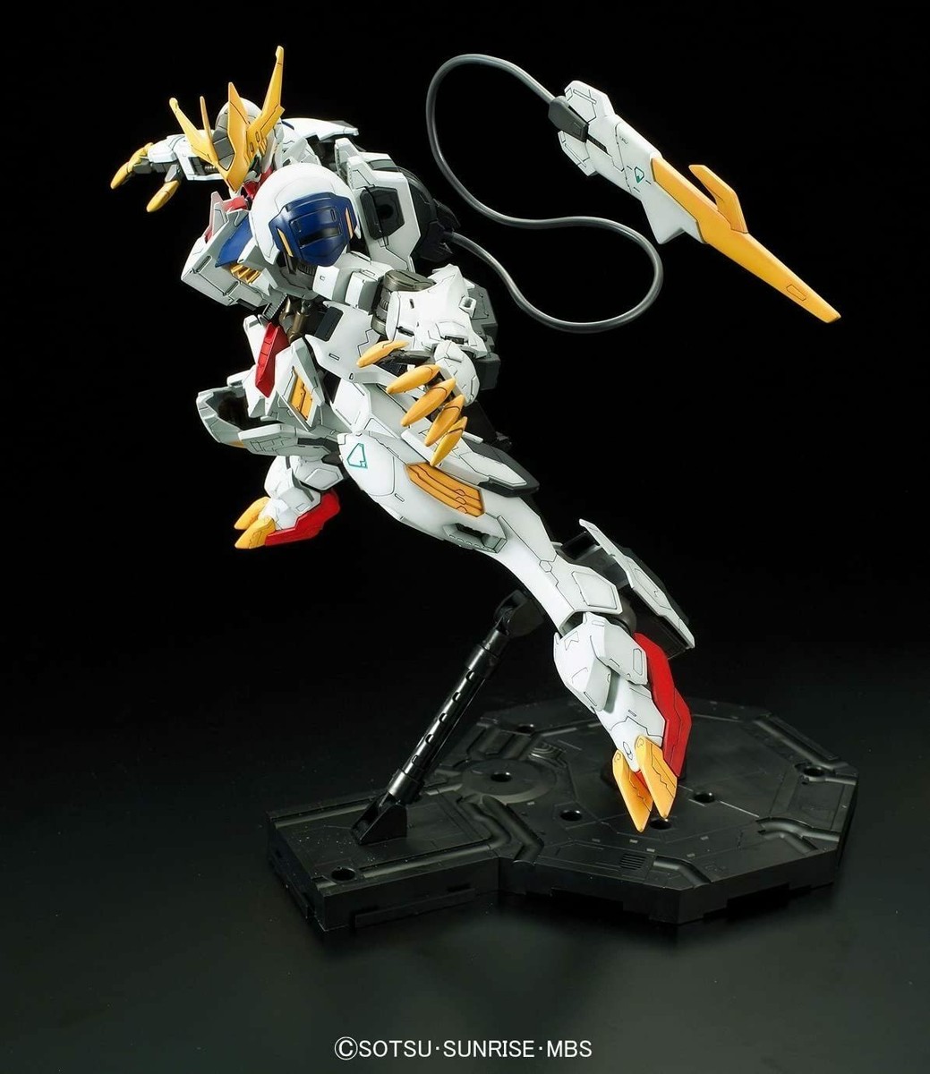 Bandai Spirits MG Mobile Suit Gundam Orphelins à sang de fer Gundam Barbatos Rupes, échelle 1/100, modèle en plastique à code couleur