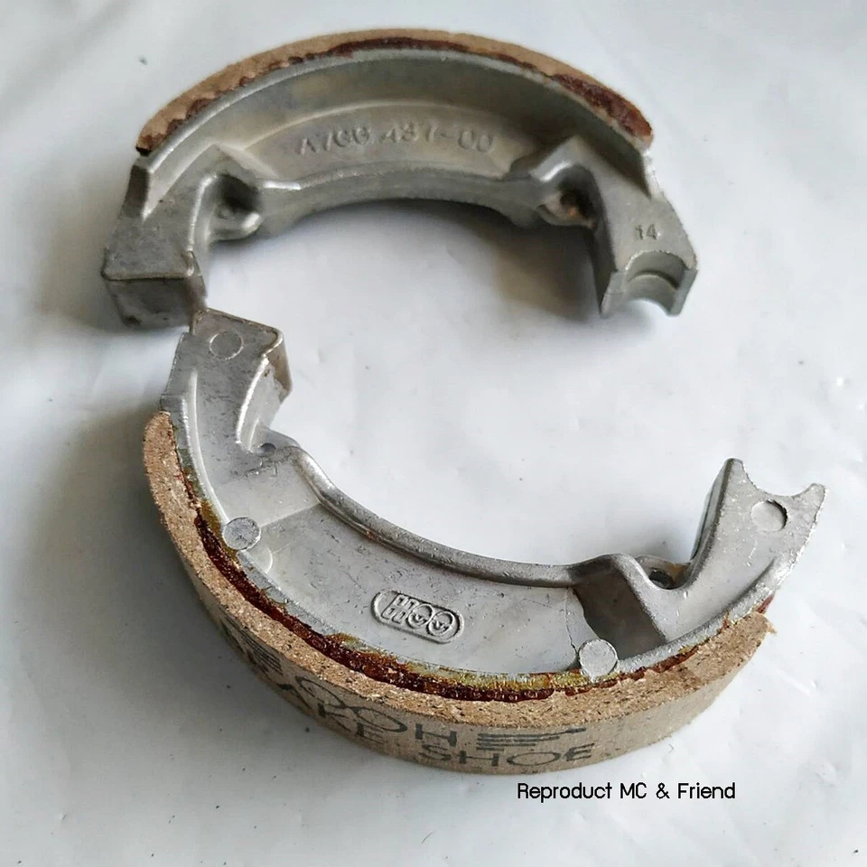 Zapata de freno delantera: se adapta a Yamaha CT3 G6S G7S GTMX GT1 GT80 HT1 HS1 JT1 JT2MX L5T Foto 4 de 4