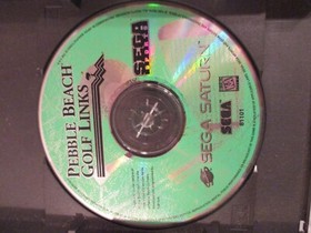 Pebble Beach Golf Links (Sega Saturn, 1995) W/ Manual and Case