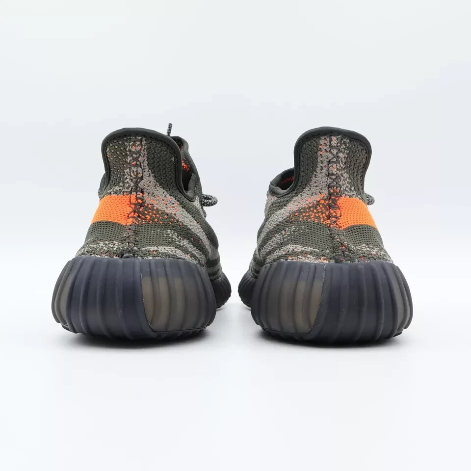 Size 8.5 - adidas Yeezy Boost 350 V2 Carbon Beluga / Steeple Gray / Solar Red image 7