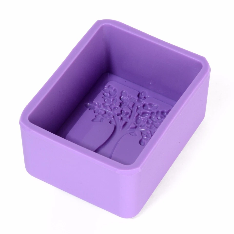 Happy Tree/Life Tree Silicone Soap Mold Craft Molds Handmade Soap Mould DIY - Image 3 of 3