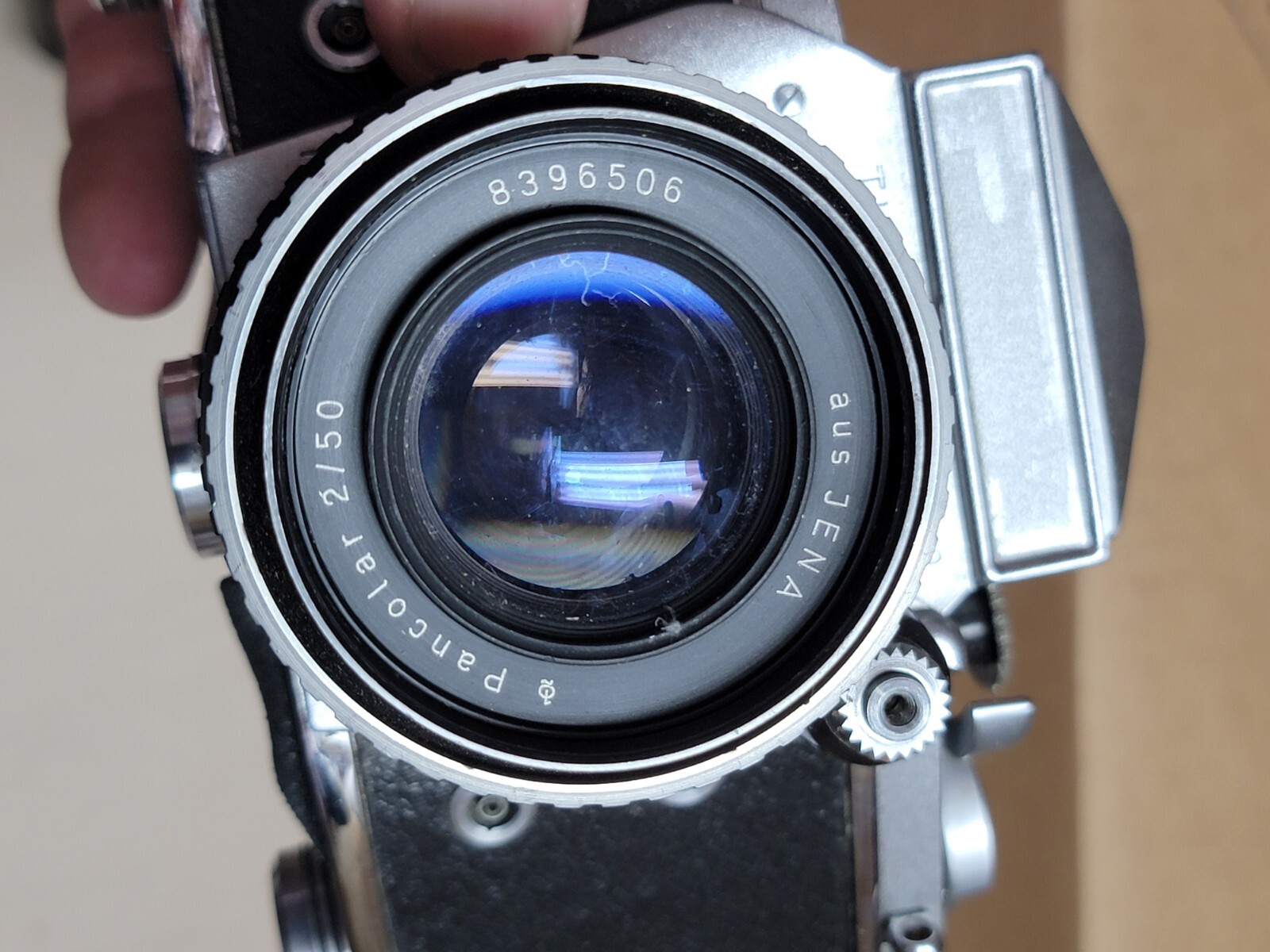 EXAKTA VX1000 IHAGEE DRESDEN GERMANY CAMERA +LENS AUS JENA TESSAR