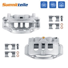 2pcs Rear Brake Calipers W Bracket For 2011-2019 Chevy Silverado 2500 3500 Hd