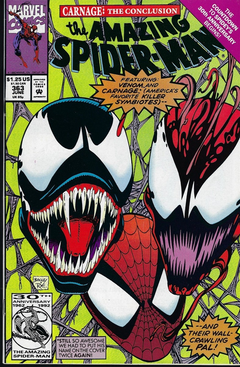 アメコミ Amazing spider man Venom Carnage Amazing Spider-Man(Marvel-1963)#363-Carnage The Conclusion(7.0) | eBay