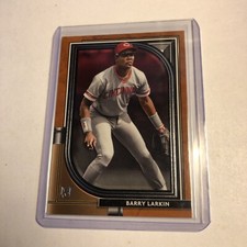 2021 Topps Museum Collection Baseball Barry Larkin Base Copper #6