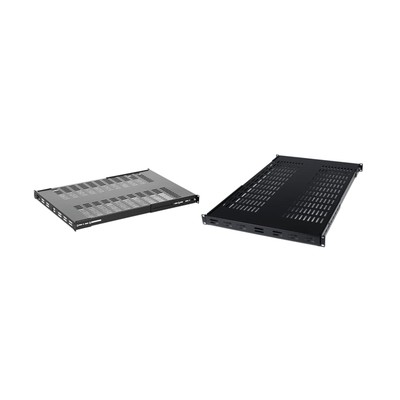 StarTech.com 1U Adjustable Vented Server Rack Mount Shelf - 250lbs - 19.5 to ...