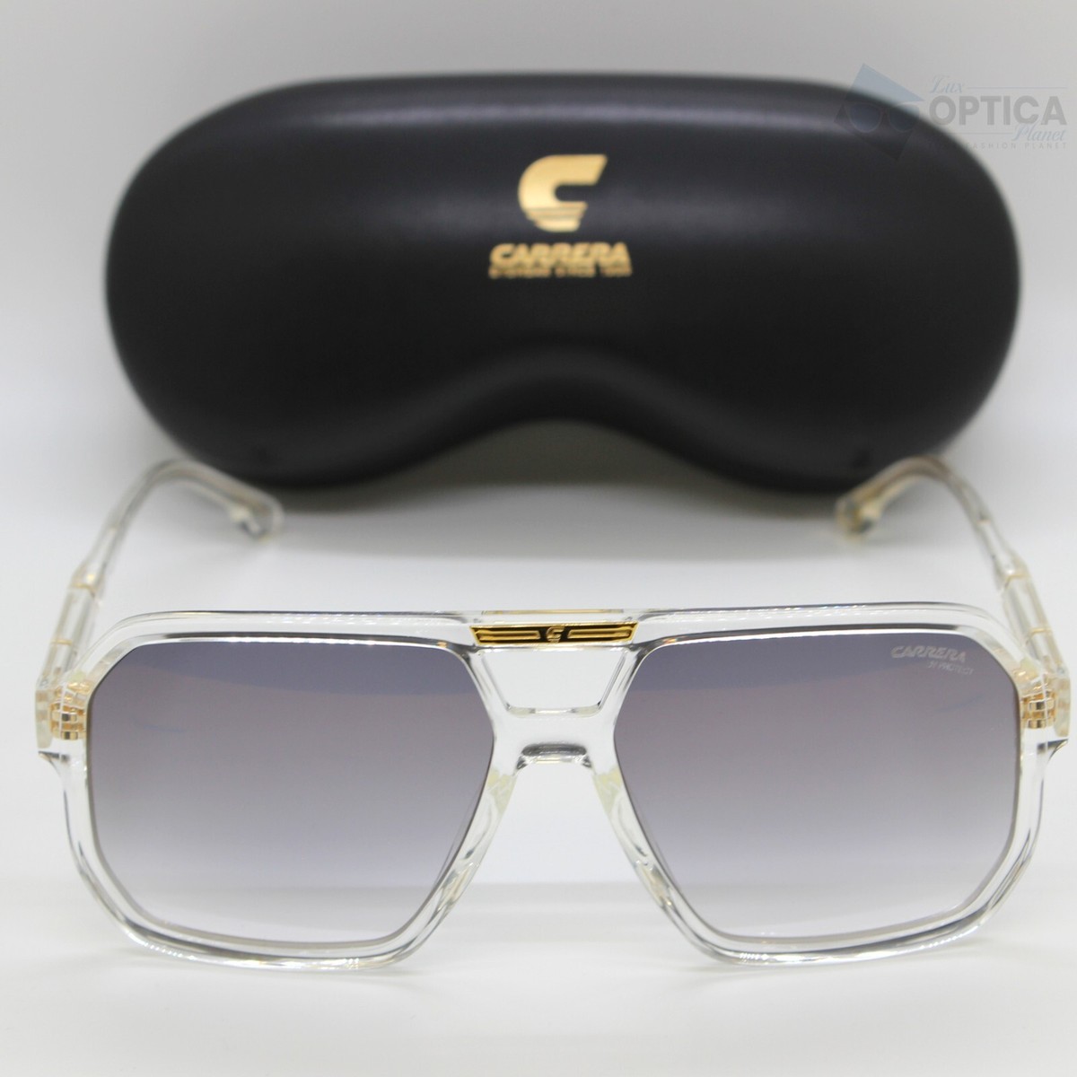 New Carrera Victory C 01 Sunglasses - Crystal Frame / Grey Gold