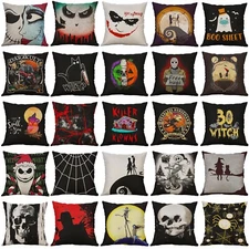 Halloween Decor Throw Pillow Covers 18 x 18 Fall Pillow Covers for Home Couch