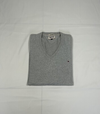 Tommy Hilfiger Sweatshirt V-Neck grau Gr. xxl Zustand 9/10   Sehr wenig getragen 