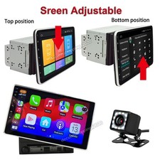 Double 2 Din 10.1 inch Android 15.0 In Dash Car Radio Stereo GPS WiFi Quad Core