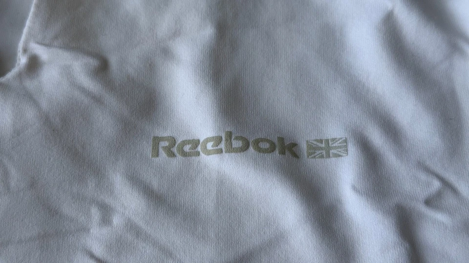 Reebok Meryl Kompressions-T-Shirt weiß Slim fit Extra Stretch Gr. 40 - Bild 4 von 4
