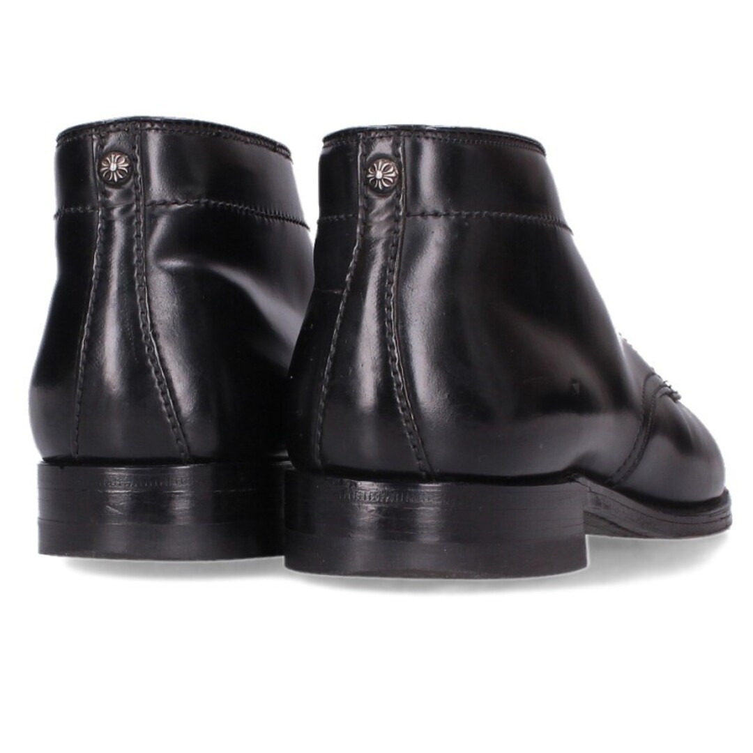 CHROME HEARTS Cord Ban Chukka BOOTS 86452 Leather W Crossball Men's 9.5 Used 194 thumbnail 3