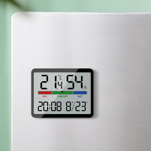 Easy to Read Digital Wall Clock with Temperature and Humidity Monitoring - Picture 1 of 47