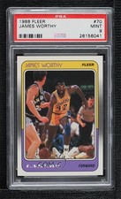 1988-89 Fleer James Worthy #70 PSA 9 MINT HOF 0s4a