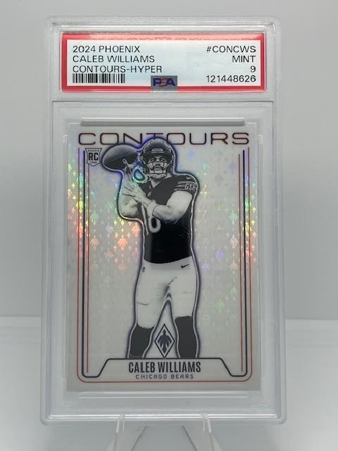 2024 Panini Phoenix #CON-CWS -  Caleb Williams - Contours Hyper (RC) - PSA 9